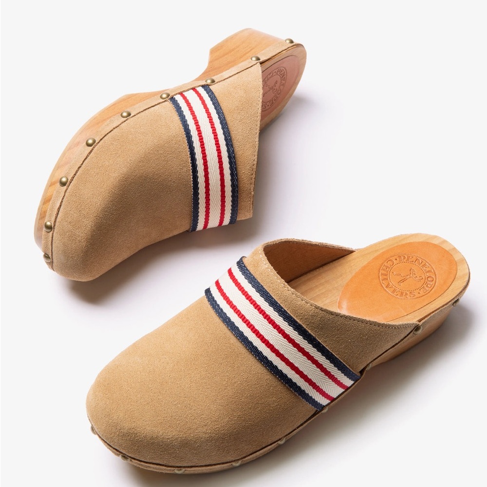 Penelope Chilvers Wood Clogs, 38, Made in Spain